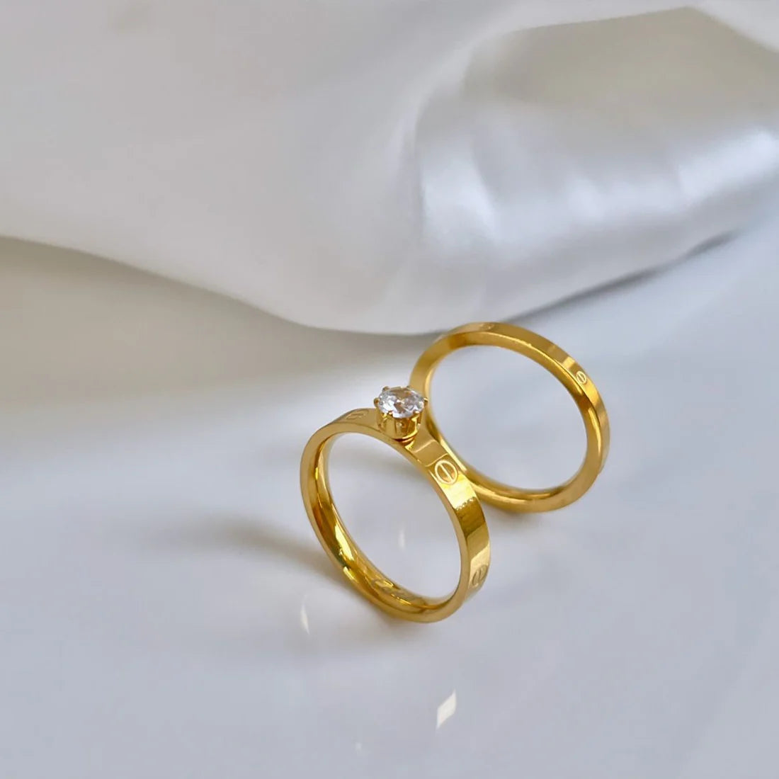 Amour Diamant`e Rings -Set