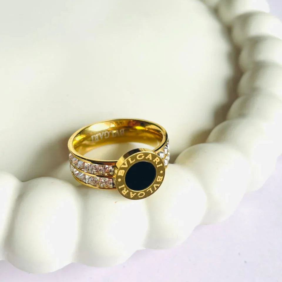 Black Stone Ring (Bvlgari) – Modish Mart