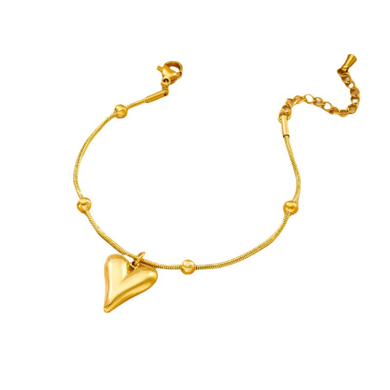 Elegant Heart Bracelet-18k