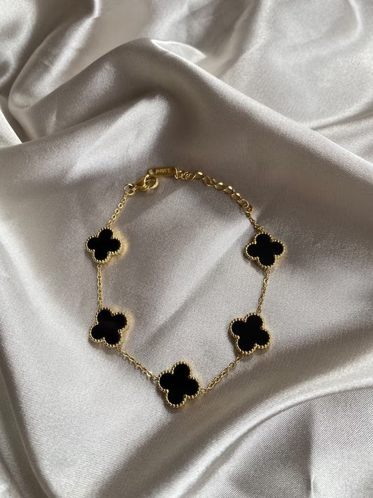 BLACK LUXE PENTA CLOVER BRACELET